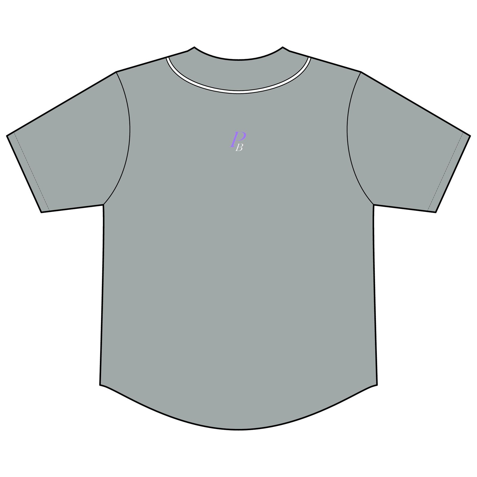 Embroidered 'PB' Poker Jersey — Short Sleeve Button-Up Top - Image 2