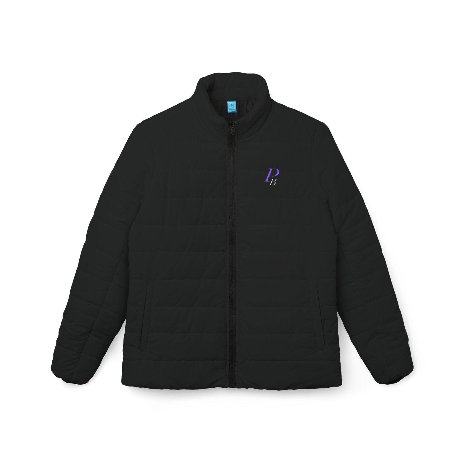 Women's Minimal Purple P Monogram | Puffer Jacket