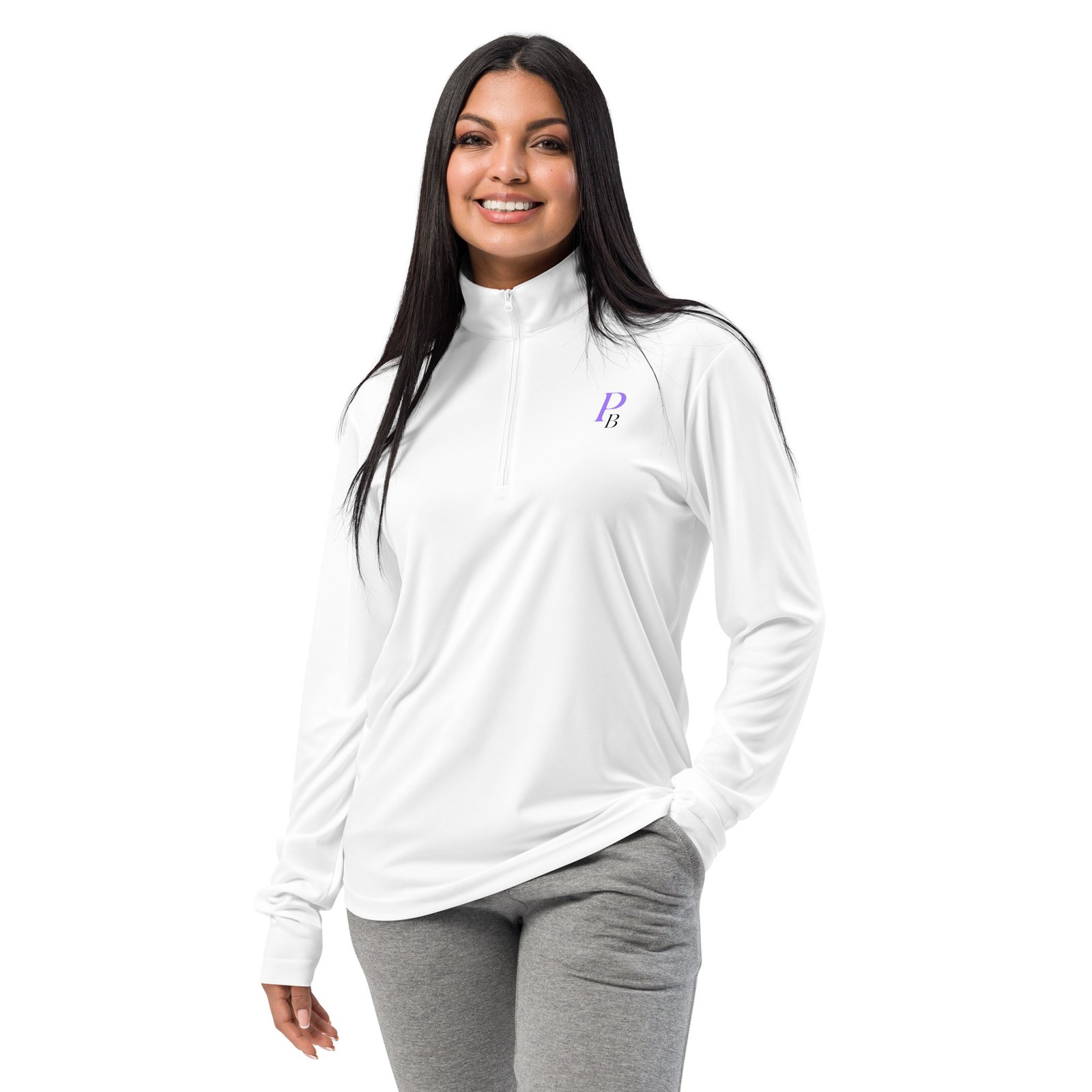 Lightweight Poker quarter-zip pullover